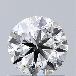 0.90 Carat Round G SI2 GD VG GIA Natural Diamond