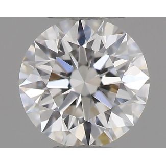 0.2 Carat Round E VVS1 EX GIA Natural Diamond