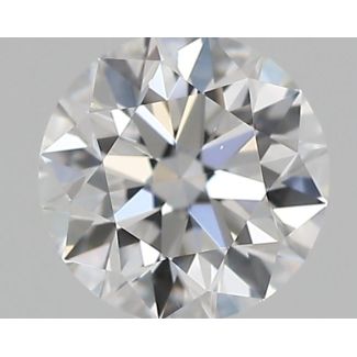 0.3 Carat Round D VVS2 EX GD GIA Natural Diamond