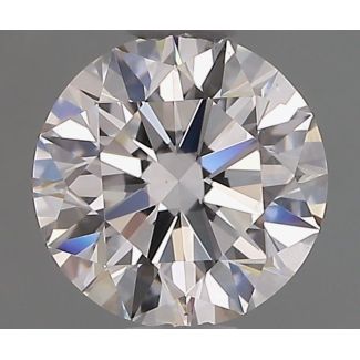 0.86 Carat Round D SI1 EX GIA Natural Diamond