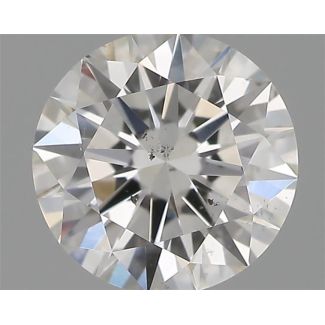 0.41 Carat Round G SI1 EX VG GIA Natural Diamond