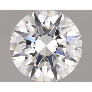 0.6 Carat Round F IF EX GIA Natural Diamond