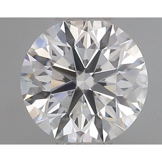 0.7 Carat Round F VVS2 EX GIA Natural Diamond