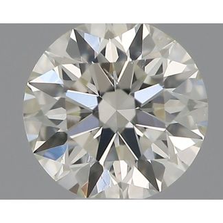 0.34 Carat Round H SI1 EX VG IGI Natural Diamond