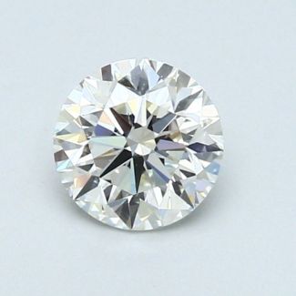 0.71 Carat Round I VVS2 VG EX GIA Natural Diamond