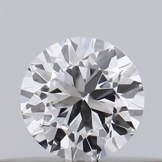 0.18 Carat Round E VVS2 GD VG GIA Natural Diamond