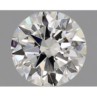 0.70 Carat Round I VS2 EX VG GIA Natural Diamond