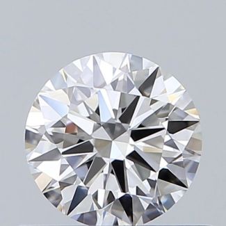 0.56 Carat Round F IF EX GIA Natural Diamond