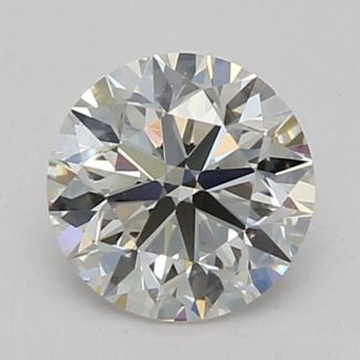 0.45 Carat Round F VVS2 VG EX GIA Natural Diamond