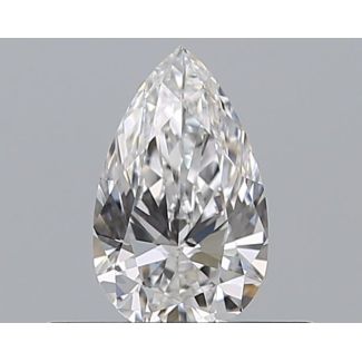 0.32 Carat Pear D VVS1 - EX VG GIA Natural Diamond