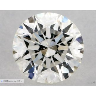 0.3 Carat Round I SI1 EX GIA Natural Diamond