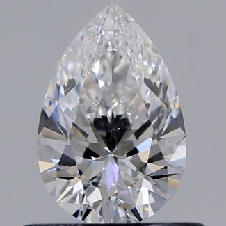 0.51 Carat Pear D SI1 - VG GIA Natural Diamond