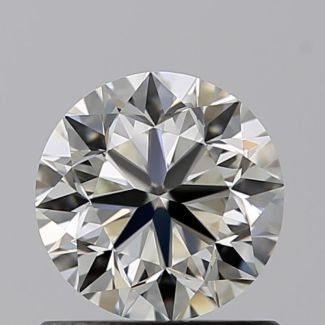 0.80 Carat Round K VVS2 VG EX GIA Natural Diamond