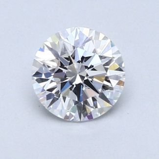 0.71 Carat Round D VVS1 EX GIA Natural Diamond