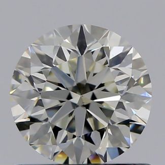 0.71 Carat Round K VS1 VG EX GIA Natural Diamond