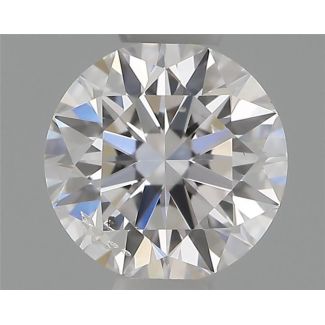 0.40 Carat Round D SI2 EX VG GIA Natural Diamond