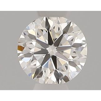 0.31 Carat Round F VS2 EX IGI Natural Diamond