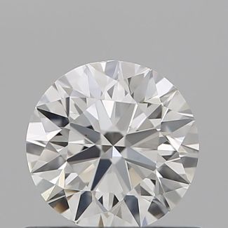 0.6 Carat Round H VS1 EX VG GIA Natural Diamond