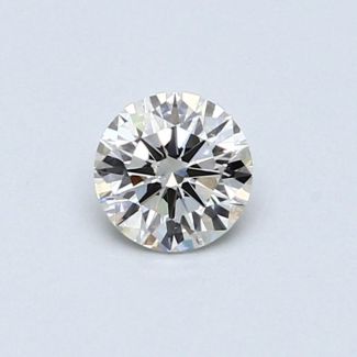 0.39 Carat Round H SI1 EX GIA Natural Diamond