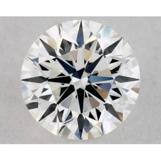 0.34 Carat Round F VVS1 EX VG GIA Natural Diamond