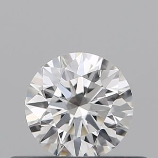 0.32 Carat Round D VVS1 EX GIA Natural Diamond