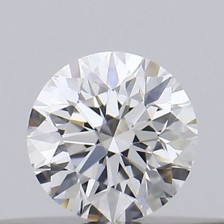 0.18 Carat Round E VVS2 EX GIA Natural Diamond