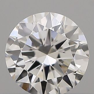 0.29 Carat Round F VVS2 EX VG GIA Natural Diamond