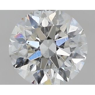 0.50 Carat Round H SI1 VG GIA Natural Diamond