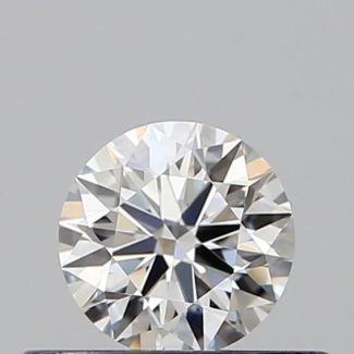 0.35 Carat Round H VVS1 EX GIA Natural Diamond