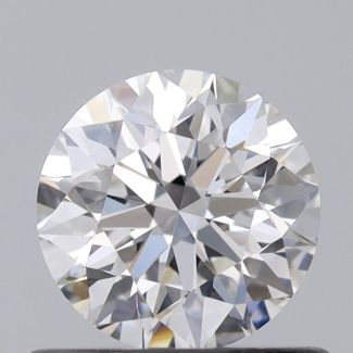 0.54 Carat Round E VVS2 EX GIA Natural Diamond