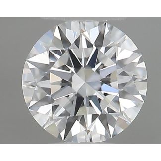 0.23 Carat Round E VVS1 EX GIA Natural Diamond