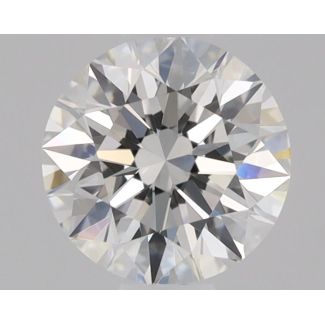 0.51 Carat Round G VVS2 EX GIA Natural Diamond