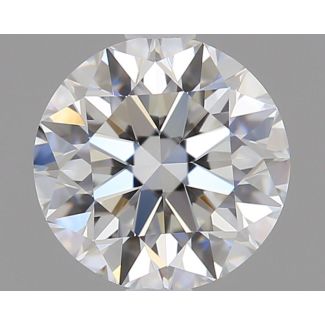 0.72 Carat Round F VVS2 EX GIA Natural Diamond