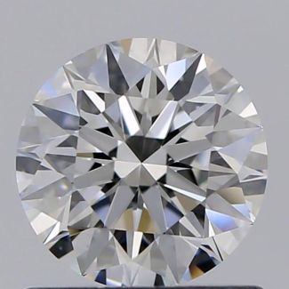 0.72 Carat Round F VS1 EX GIA Natural Diamond