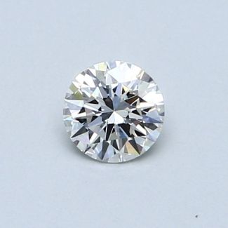 0.38 Carat Round D VS1 EX GIA Natural Diamond