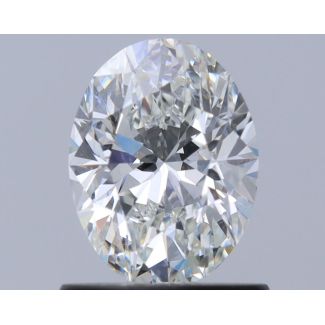 0.9 Carat Oval G SI1 - EX VG GIA Natural Diamond