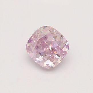 0.28 Carat Cushion Modified Fancy Purplish Pink VS2 - VG GD GIA Natural Diamond