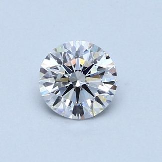 0.51 Carat Round D SI1 EX VG GIA Natural Diamond