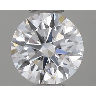 0.41 Carat Round E IF EX GIA Natural Diamond