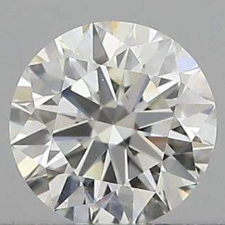 0.30 Carat Round H VS2 EX IGI Natural Diamond