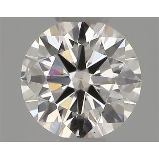 0.30 Carat Round G SI1 EX IGI Natural Diamond