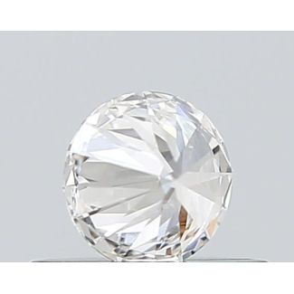 0.24 Carat Round F SI1 EX GIA Natural Diamond