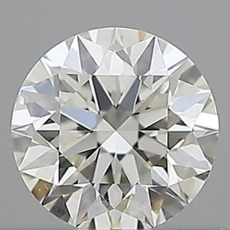 0.31 Carat Round H VVS1 EX IGI Natural Diamond