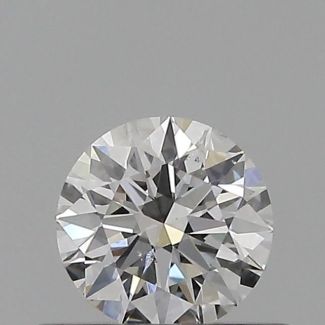 0.35 Carat Round G SI1 EX GIA Natural Diamond