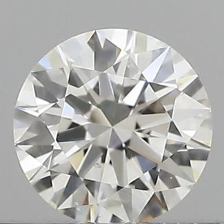 0.30 Carat Round H VS2 EX GIA Natural Diamond