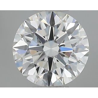 0.50 Carat Round G VVS2 EX GIA Natural Diamond