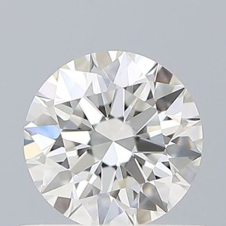 0.51 Carat Round F VVS1 EX GIA Natural Diamond