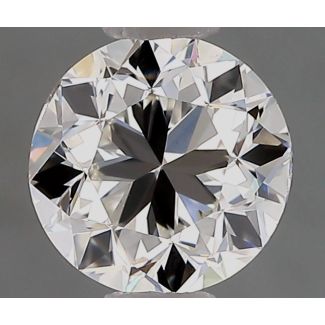 0.9 Carat Round H VVS2 GD EX GIA Natural Diamond