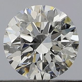 0.31 Carat Round D VVS2 EX GIA Natural Diamond