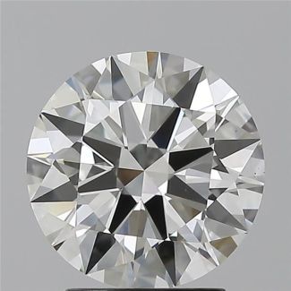 2.50 Carat Round H VS1 EX GIA Natural Diamond